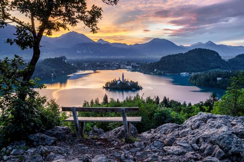 Pogled na Blejsko jezero