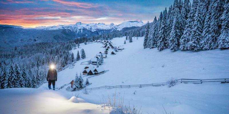 Pokljuka pozimi Bled Apartma